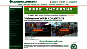 What Advantagelumber.com website looked like in 2021 (3 years ago)