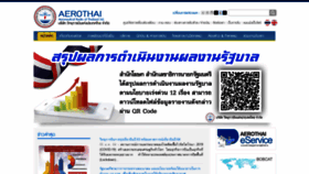 What Aerothai.co.th website looked like in 2021 (3 years ago)
