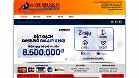 What Anhduongmobile.com.vn website looked like in 2021 (3 years ago)