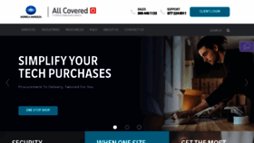 What Allcovered.com website looked like in 2021 (3 years ago)