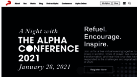What Alphausa.org website looked like in 2021 (3 years ago)