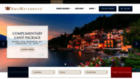 What Amawaterways.com website looked like in 2021 (3 years ago)