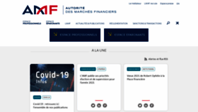 What Amf-france.org website looked like in 2021 (3 years ago)