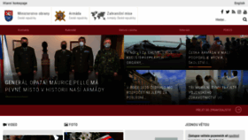 What Army.cz website looked like in 2021 (3 years ago)