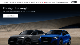 What Audi.ch website looked like in 2021 (3 years ago)
