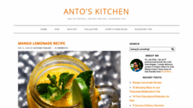 What Antoskitchen.com website looked like in 2021 (3 years ago)