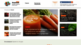 What Agronom.expert website looked like in 2021 (4 years ago)