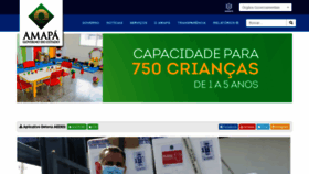 What Amapa.gov.br website looked like in 2021 (3 years ago)