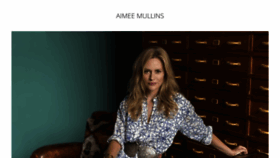 What Aimeemullins.com website looked like in 2021 (3 years ago)