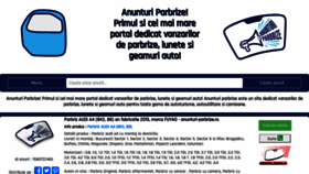 What Anunturi-parbrize.ro website looked like in 2021 (3 years ago)