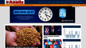What Analizgazetesi.com.tr website looked like in 2021 (3 years ago)