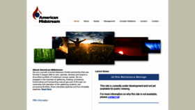 What Americanmidstream.com website looked like in 2021 (3 years ago)
