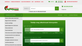 What Agrooroszi.hu website looked like in 2021 (3 years ago)