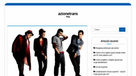 What Azionetrans.it website looked like in 2021 (3 years ago)