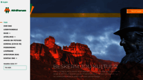 What Afriforum.co.za website looked like in 2021 (4 years ago)