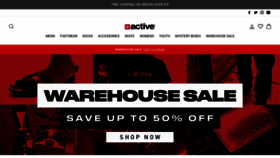 What Activerideshop.com website looked like in 2021 (3 years ago)