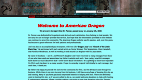 What Americandragon.com website looked like in 2021 (3 years ago)