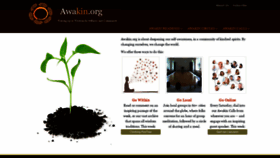 What Awakin.org website looked like in 2021 (3 years ago)