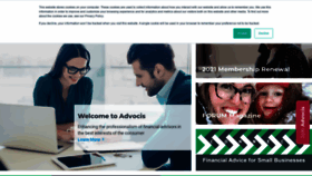 What Advocis.ca website looked like in 2021 (3 years ago)