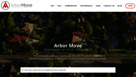 What Arbormove.com website looked like in 2021 (3 years ago)