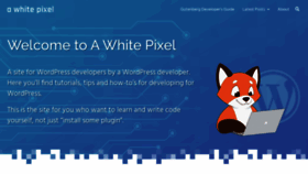 What Awhitepixel.com website looked like in 2021 (3 years ago)