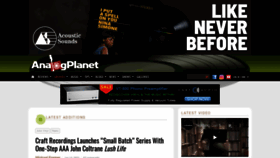 What Analogplanet.com website looked like in 2021 (3 years ago)