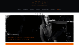 What Actuastudio.com website looked like in 2021 (3 years ago)