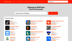 What Apkturbo.com website looked like in 2021 (3 years ago)