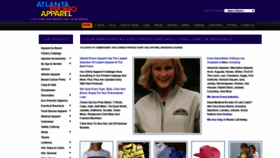 What Atlantapromoapparel.com website looked like in 2021 (3 years ago)