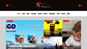 What Ardailymagazine.com website looked like in 2021 (3 years ago)