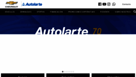 What Autolarte.com.co website looked like in 2021 (3 years ago)