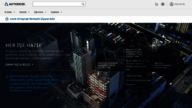 What Autodesk.com.tr website looked like in 2021 (5 years ago)