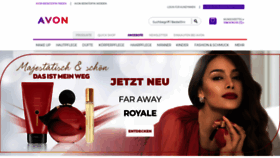 What Avon.de website looked like in 2021 (3 years ago)