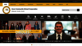 What Avon-schools.org website looked like in 2021 (4 years ago)