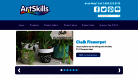 What Artskills.com website looked like in 2021 (3 years ago)