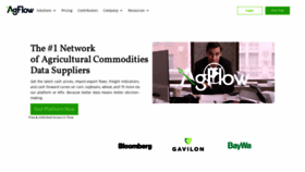 What Agflow.com website looked like in 2021 (3 years ago)