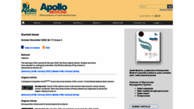 What Apollomedicine.org website looked like in 2021 (3 years ago)