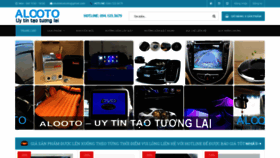 What Alooto.vn website looked like in 2021 (3 years ago)