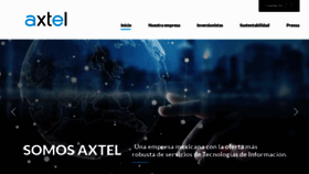 What Axtelcorp.mx website looked like in 2021 (4 years ago)