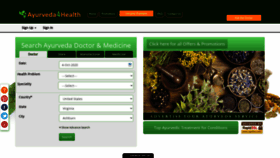 What Ayurveda4health.com website looked like in 2021 (3 years ago)