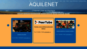 What Aquilenet.fr website looked like in 2021 (3 years ago)
