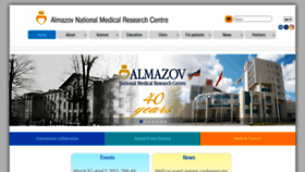 What Almazovcentre.ru website looked like in 2021 (3 years ago)