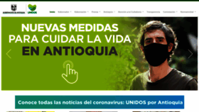 What Antioquia.gov.co website looked like in 2021 (3 years ago)