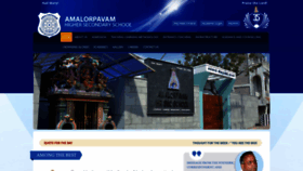 What Amalorpavamschool.org website looked like in 2021 (3 years ago)