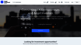 What Angelinvestmentnetwork.co.uk website looked like in 2021 (3 years ago)