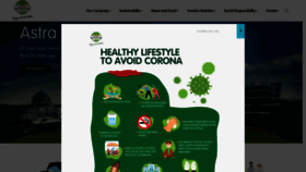 What Astra-agro.co.id website looked like in 2021 (3 years ago)