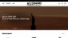 What Alumniofny.com website looked like in 2021 (3 years ago)