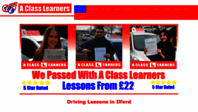 What Aclasslearners.com website looked like in 2021 (4 years ago)