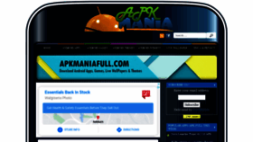 What Apkmaniafull.com website looked like in 2021 (3 years ago)