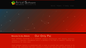 What Arsalsoftware.com website looked like in 2021 (3 years ago)